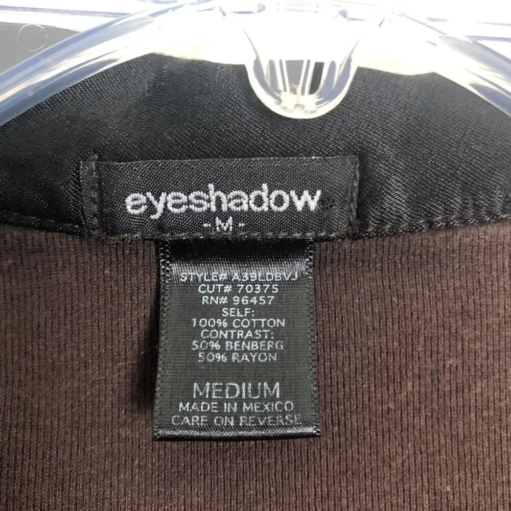 Vintage Eyeshadow Top Juniors Medium Cotton Y2K Retro Preppy Mean Girls Regina - Picture 2 of 10